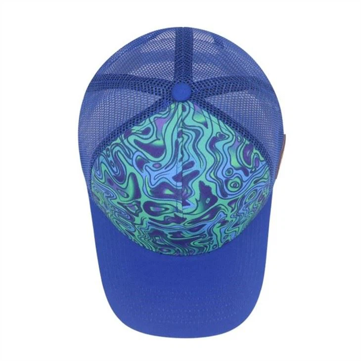 printing over whole trucker cap