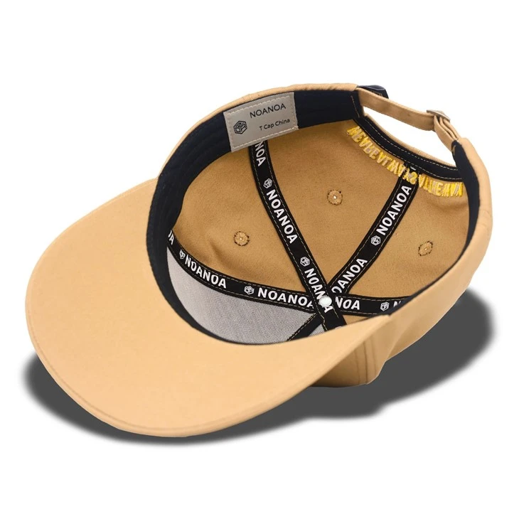 Light Brown Outdoor Riding Badge Baseball Cap