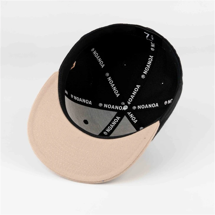 Sparkling Star Embroidered Fitted Cap
